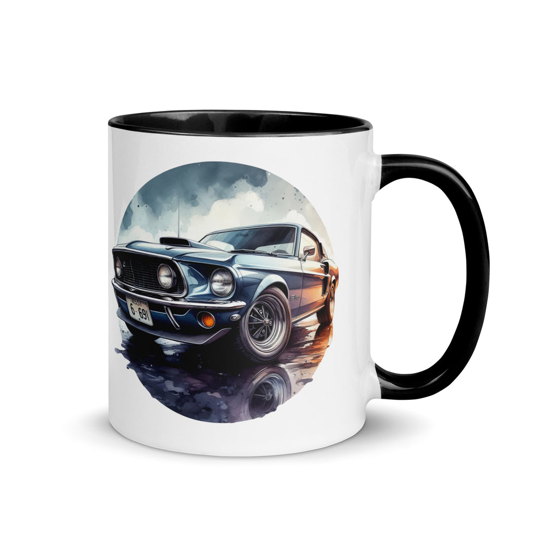 Ford Mustang Mug with Color Inside